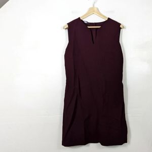 LAFAYETTE 148 Women's Taren Wool Shift Dress Cabernet Red NWT Size 10